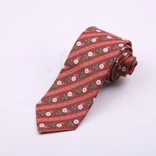 Мужской галстук с принтом, полиэстер, 7 см, хлопок, рубашка для рук, креативный цветок, свежие мужчины и женщины