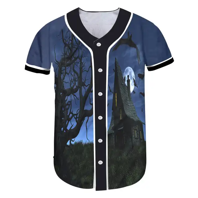 halloween baseball jersey