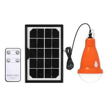 

Solar LED Bulb Lamp Portable Remote Control Outdoor Garden Camp Emergency Light High Color Rendering Long Service Life