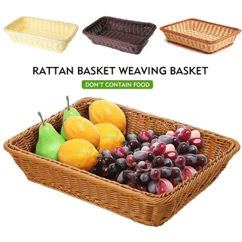 

Domestic Portable Storage Basket Large Volume Home Desktop 3 Color Pp 40*30*8cm Space Saver Office Table Storage Basket