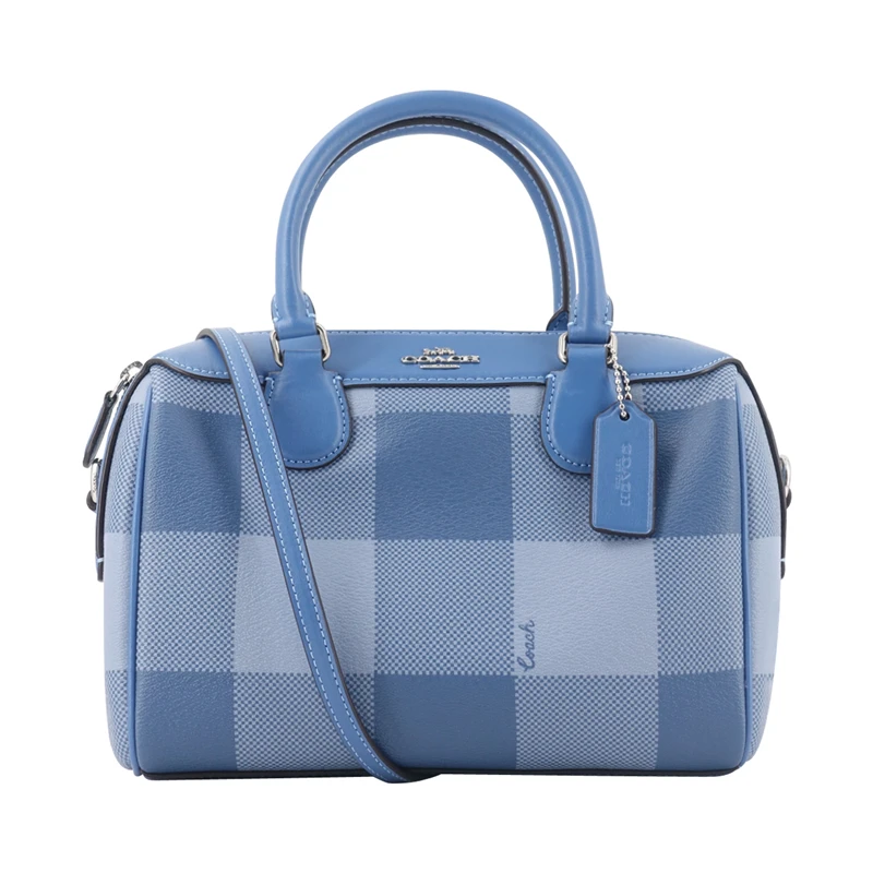 COACH MINI BENNETT ранец из фирменного холста F32203/F39962/F38133/F66930 - Цвет: Blue plaidF66930SVCF