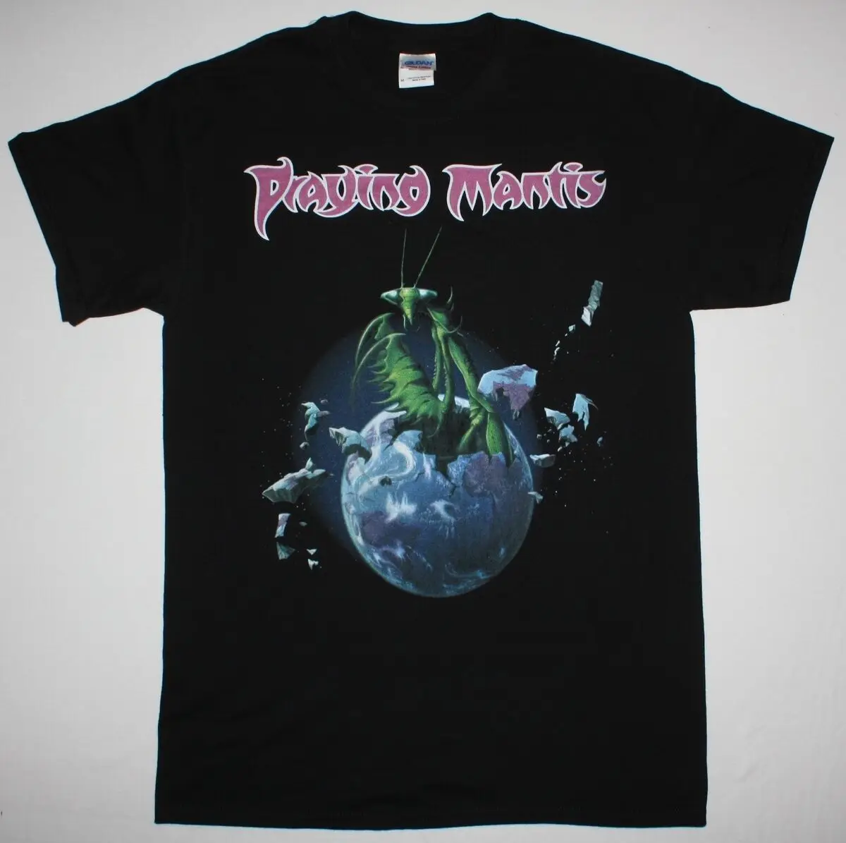 Молящийся Mantis S T 80 Nwobhm волнистый Самсон Aor Angel Witch Новая Черная футболка | Мужская