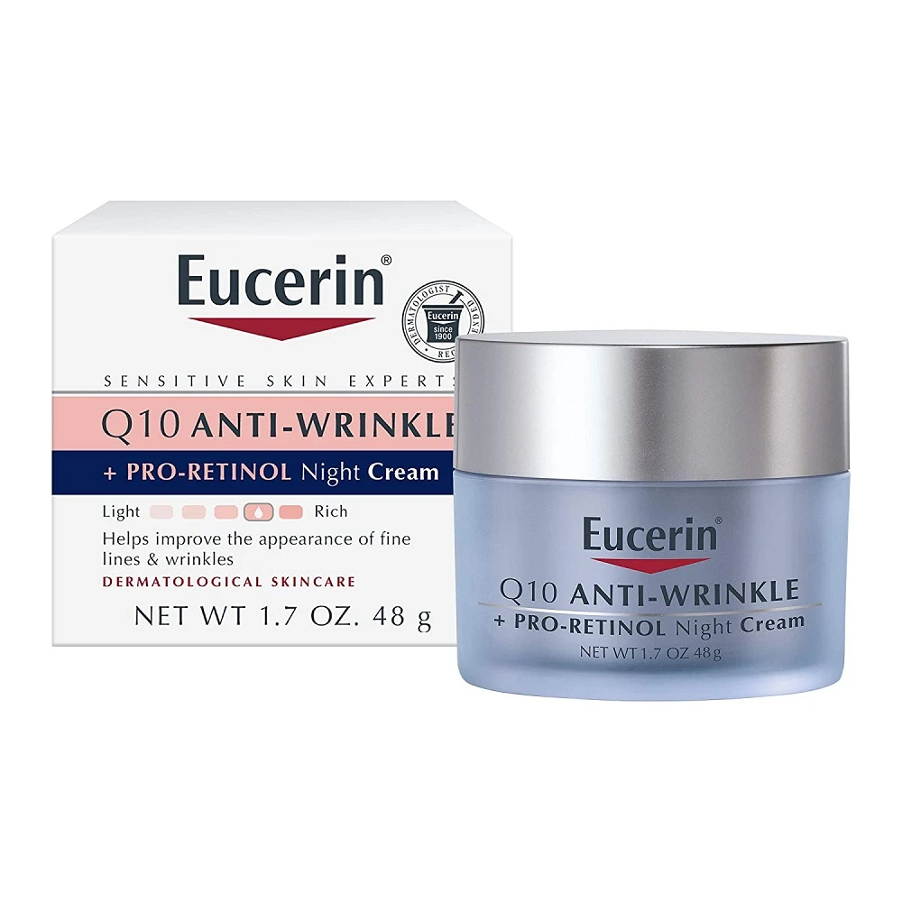 Originele Eucerin Q10 Anti Rimpel Pro Retinol Nachtcrème 48G|Sets| - AliExpress