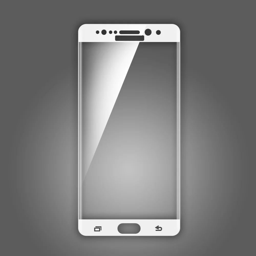Для samsung Galaxy Note7 3D покрытие полное покрытие закаленное стекло протектор экрана для samsung Note 7/Note fe/Note Fan Edition - Цвет: white
