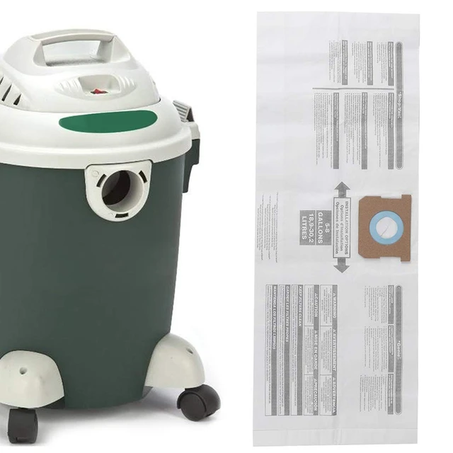 Bolsas Para Aspiradora SHOP VAC TRIONIC - Paquete De 5 Bolsas De Papel