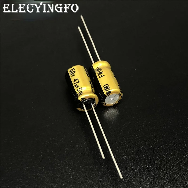 10 шт./100 шт. 47 мкФ 50V47uf NICHICON FW серии 6 3x11 мм 50V47uF аудио HiFi электролитический