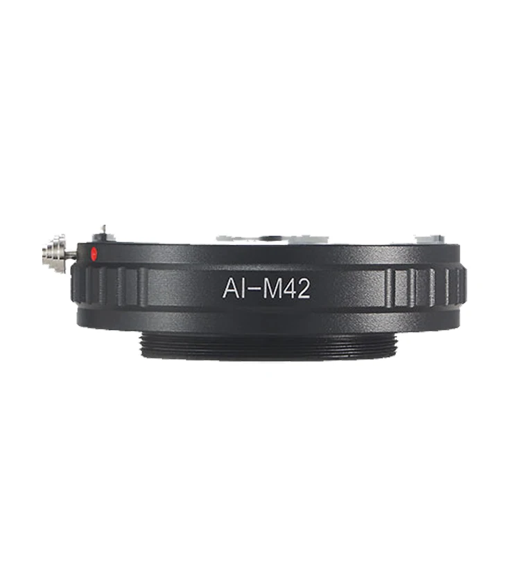 Obiettivo Nikon Ai Nf D Con Attacco A Praktica Ecc. Anello Adattatore Per Fotocamera Con Attacco M42
