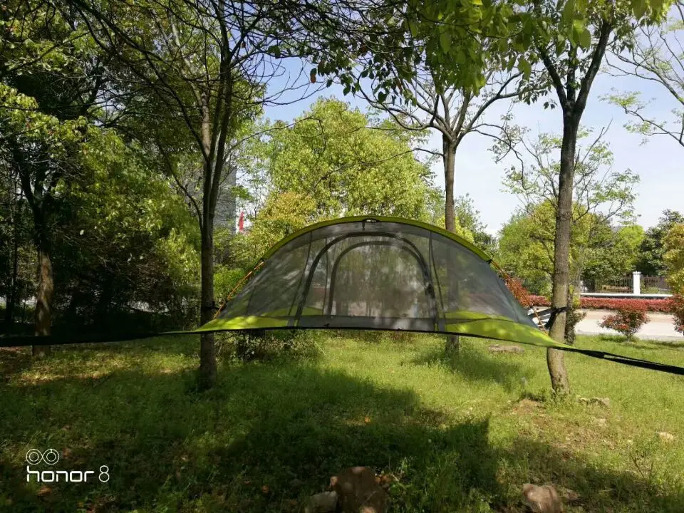 Family Hammock Triangle Tree Tent Family Travel Camping Fishing Self-driving Tour Extra Large Hammock Waterproof