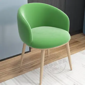 

The Nordic Chair Is Contemporary And Contracted Wind Book Desk And Chair Of Creative Web Celebrity Computer Makeup Bench Adult E