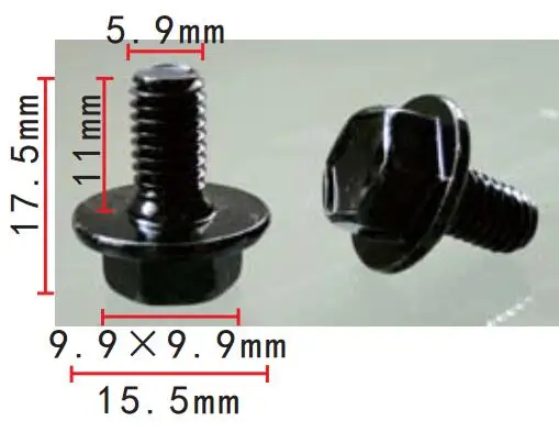 Shhworld Sea 100 шт./лот авто болт для болта для Toyota 90105-06137