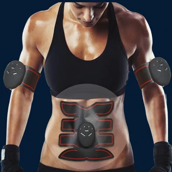 

Fitness Massager Abdominal Trainer Muscle Abdos EMS ABS Stimulator Electric Apparatus buikspieren Building Body Home Gym