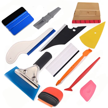 

FOSHIO Carbon Fiber Vinyl Film Wrap Car Tools Window Tinting Application Tool Magnet Squeegee Auto Wrapping Car Accessories