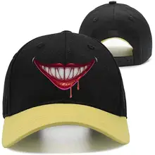 Marinas унисекс Повседневная Бейсболка Хэллоуин вечерние принадлежности зубы зомби губы регулируемая бейсболка