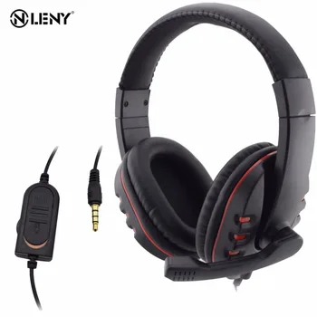 

3.5mm Wired Headset Headphone Earphone with Music Microphone For PS4 Game PC Chat new arrival Eletronic Hot