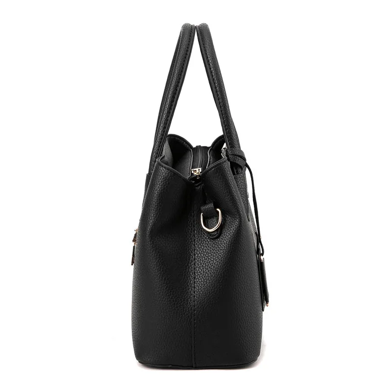 Women Top-Handle Handbags,Elegant Simple Style Leather Shoulder Messenger Bags for Young Ladies 7 Colors - Image 4