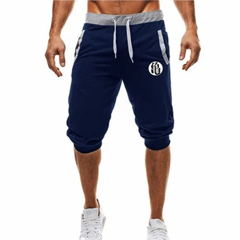 

New Summer Hot Sale new Casual shorts Print Men Knee Length Sweatpants Top Quality Hip Hop Fitness Drawstring shorts