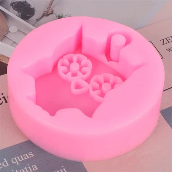 

3D Silicone Fondant Mold Chocolate Polymer Clay Cupcake Topper Decor,The Owl A2UA