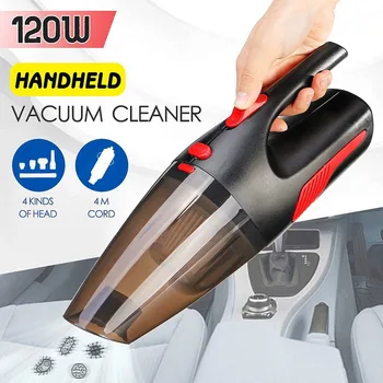 

Car Vacuum Cleaner Portable Handheld Cordless/Car Plug 120W 12V 5000PA Super Suction Wet/Dry Vaccum Cleaner hot sale