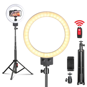 

9 Inch LED Ring Light Photo Studio Camera Light Photography Dimmable Video light for Youtube Makeup Selfie with Tripod