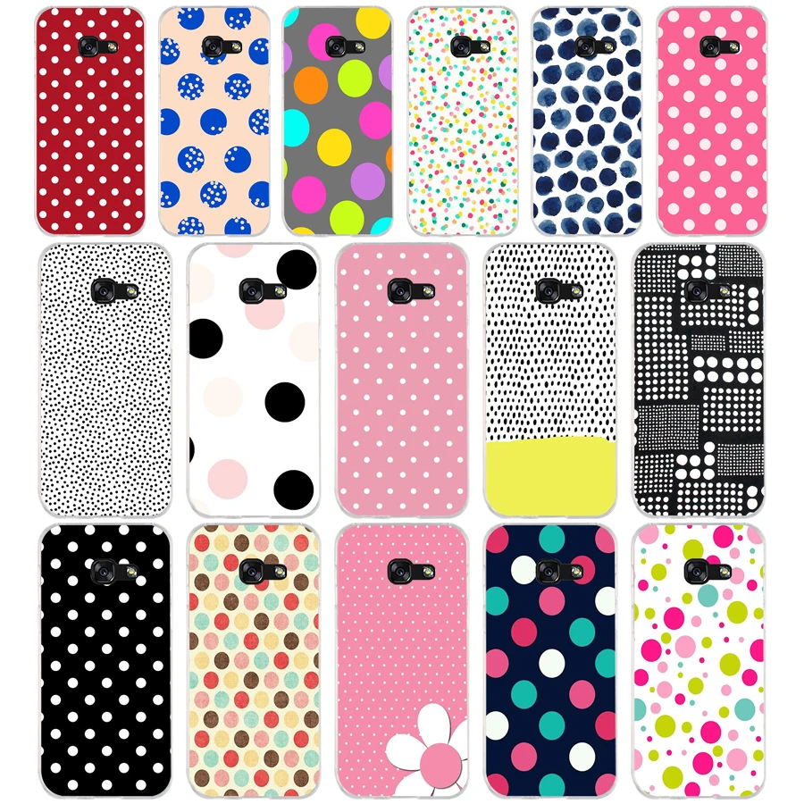 109Sd Polka Dots Custodia Morbida In Silicone Tpu Cover Per Samsung A3 2016 A5 2017 A6 Plus A7 A8 A9 Star Lite S 6 7 8 9