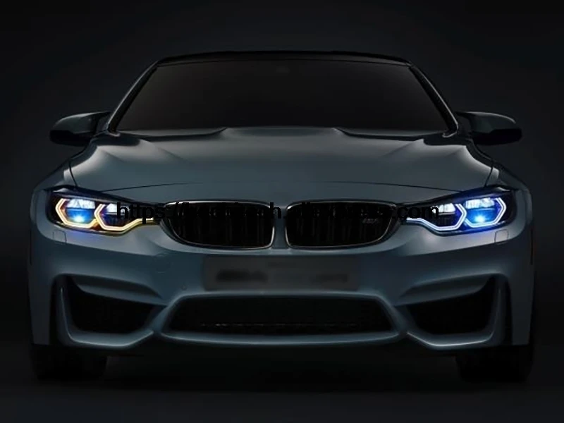 Белый Желтый поворотный сигнал концепция M4 знакованный стиль светодиодный глаз
