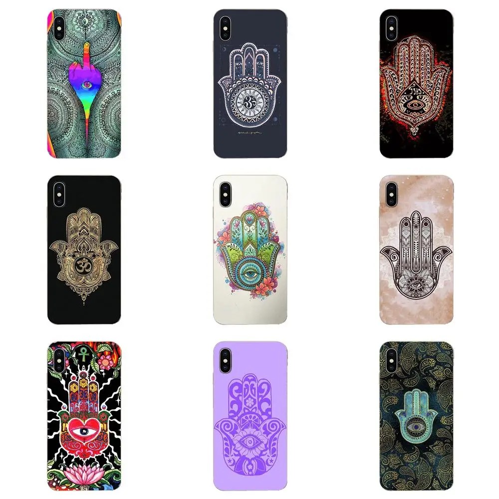 Мягкий чехол для Xiaomi Mi note 9 10 mi10 mi9 mi8 pro lite SE A1 A2 A3 CC9 CC9E 9T Hamsa рука Фатимы сияющая