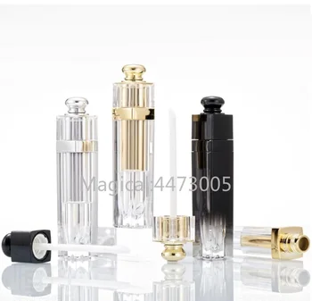 

1/2pcs Gold Lip Gloss Bottle Lipgloss Tube Lip Glaze Tube Lipgloss Empty Makeup DIY Homemade Material Container Lip Loss