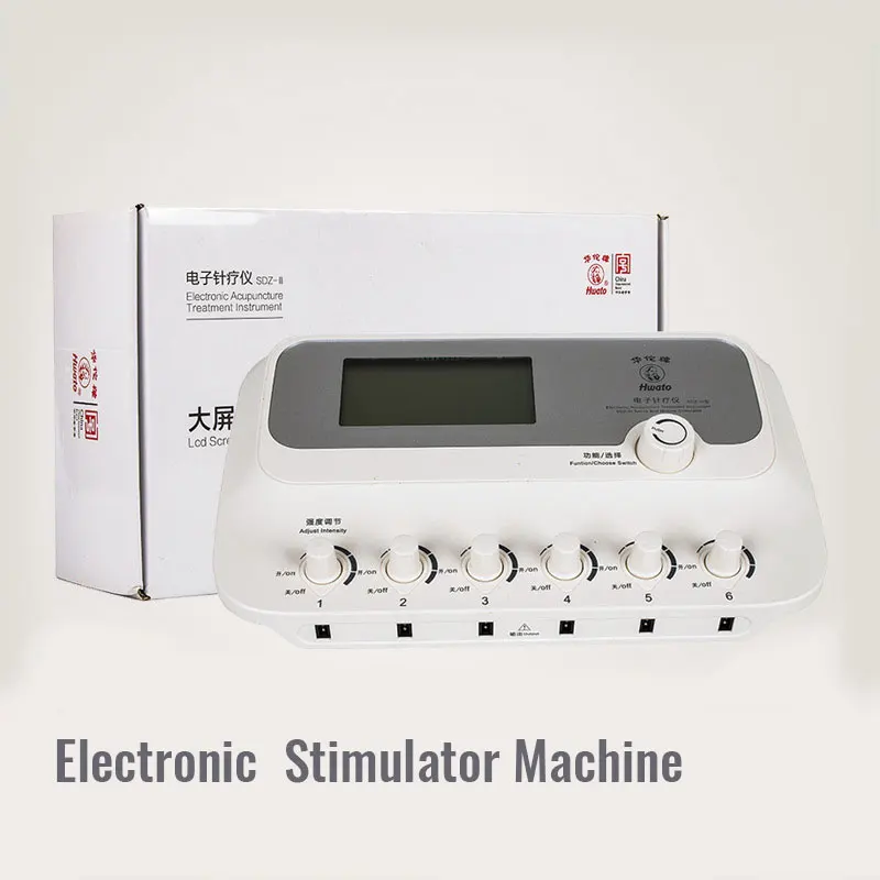 

Electronic Stimulator Massager Tens Acupuncture Digital Muscle Relax Physical Therapy Machine Large Screen Display