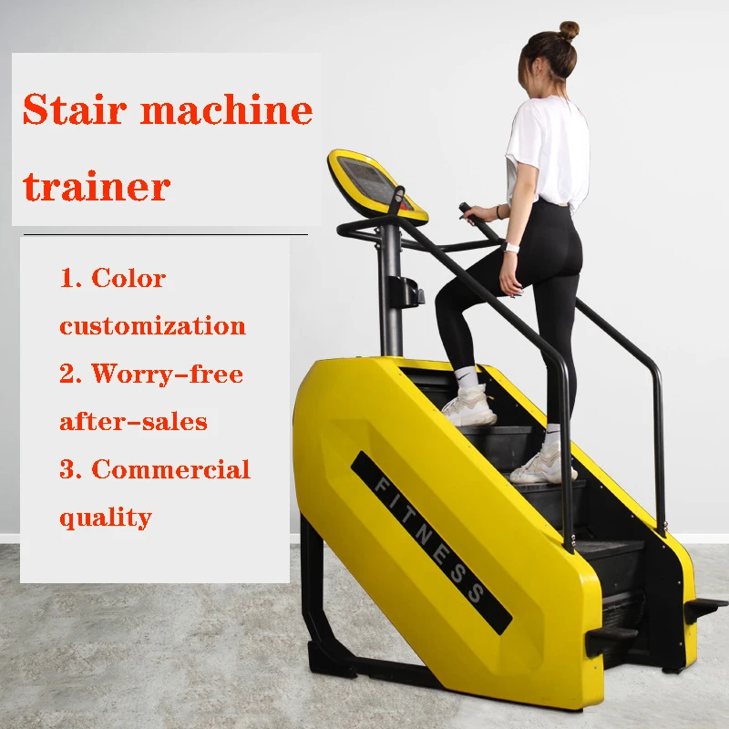 

Gym Climbing Fitness Equipment, Indoor aerobic Exercise Stair Machine, Mute Adjustable Resistance Step Machine