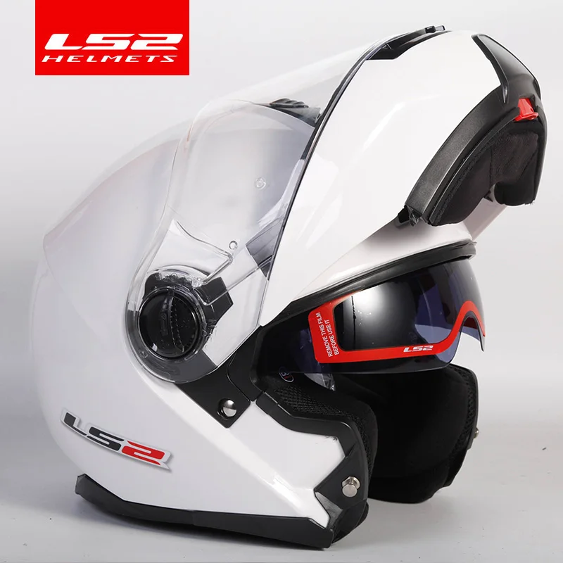 3 LS2 стробоскоп флип-ап мото rcycle шлем ls2 FF325 модульный двойной объектив козырек capacete cascos moto шлем DOT утвержден - Цвет: 3