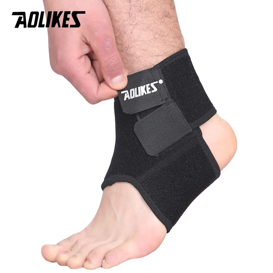 

AOLIKES 1 Pair Compression Ankle Support Breathable Ankle Brace Wrap Stabilizer for Running Basketball Volleyball Sports