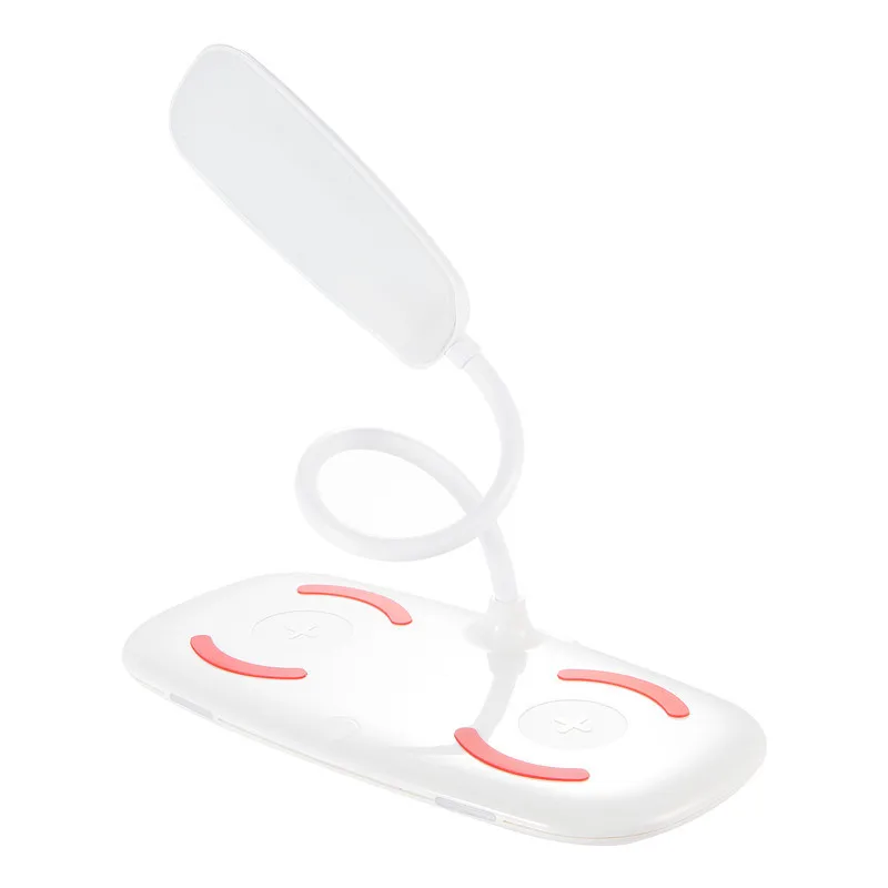  Multifunction LED Table Desk Lamp with Qi Wireless Charger Pad for Samsung Galaxy Note 8 S8 Plus S8