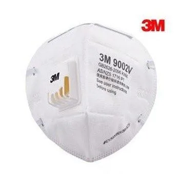 

IN STOCK 3M Mask Protect with breathing valve KN90 9002V 9001v Face Mask Mouth Cover Filter Dustproof Protective Mask 5/10/30 pc