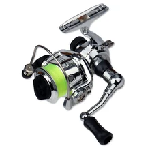 Mini Pocket Spinning Fishing Reel 4.3:1 Metal Wheel Small Reel Aluminum alloy spinning reel Mini Pocket Spinning Fishing Reel 4.3:1 Metal Wheel Small Reel Aluminum alloy spinning reel