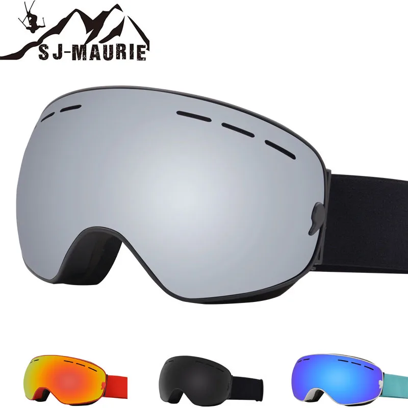 Outdoor Winter Skiing Glasses Snowboard Eyewear Anti fog Big Ski Mask