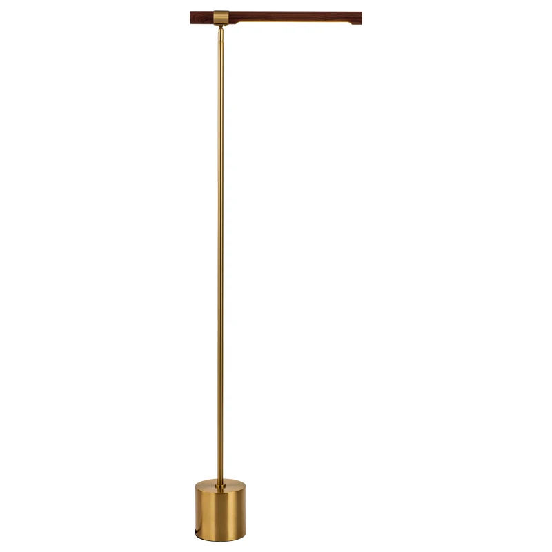 Современный минималистичный деревянный напольный светильник, светодиодный светильник для гостиной, спальни, прикроватный Вертикальный Торшер