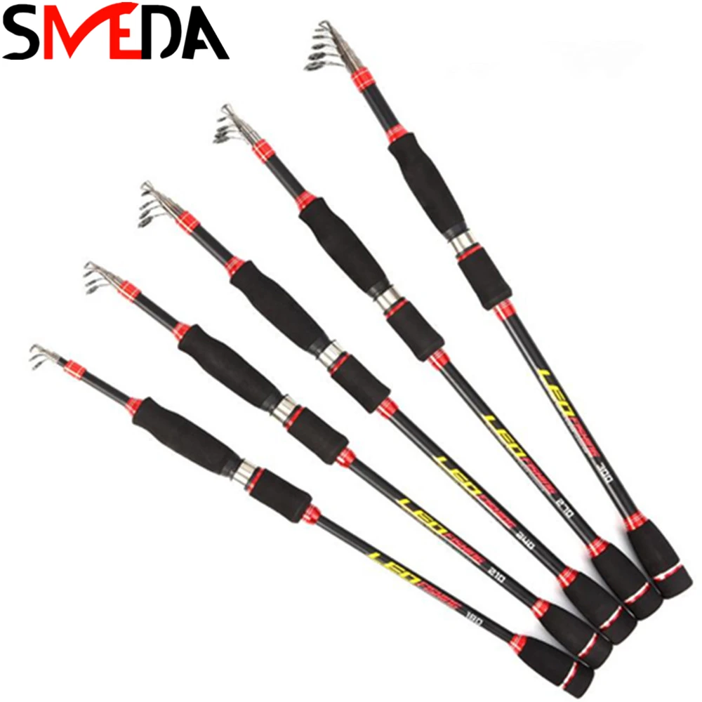 Carbon 1.8M 2.1M 2.4M 2.7M 3.0M Portable Telescopic Fishing Rod Spinning Fish Hand Fishing Tackle Sea Rod Ocean Rod
Carbon 1.8M 2.1M 2.4M 2.7M 3.0M Portable Telescopic Fishing Rod Spinning Fish Hand Fishing Tackle Sea Rod Ocean Rod