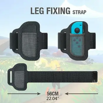 

1Set Adjustable Elastic Band Leg Fixing Strap Ring-Con Grips for NS Switch Games L41F