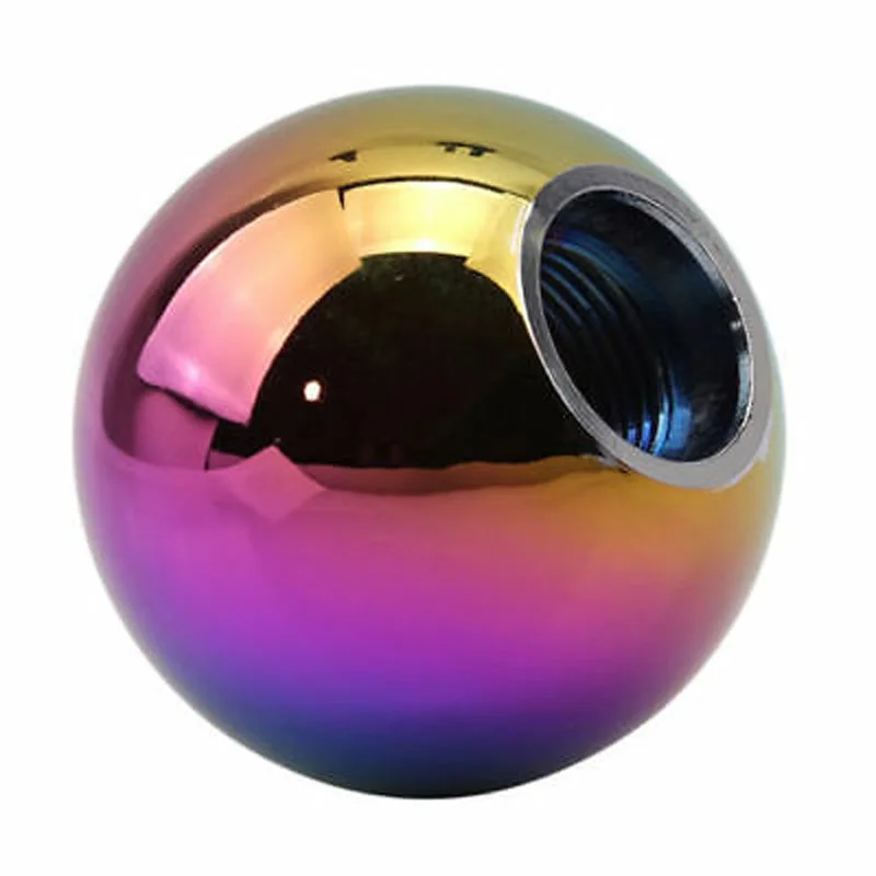 1PC Universal Car Manual Gear Shift Knob Shifter Lever High Quality Round Ball Styling Auto Interior Decoration Accessories