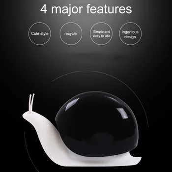 

Bathroom Shampoo Dispenser Snail Shape Hand Soap Liquid Shampoo Shower Container JS22