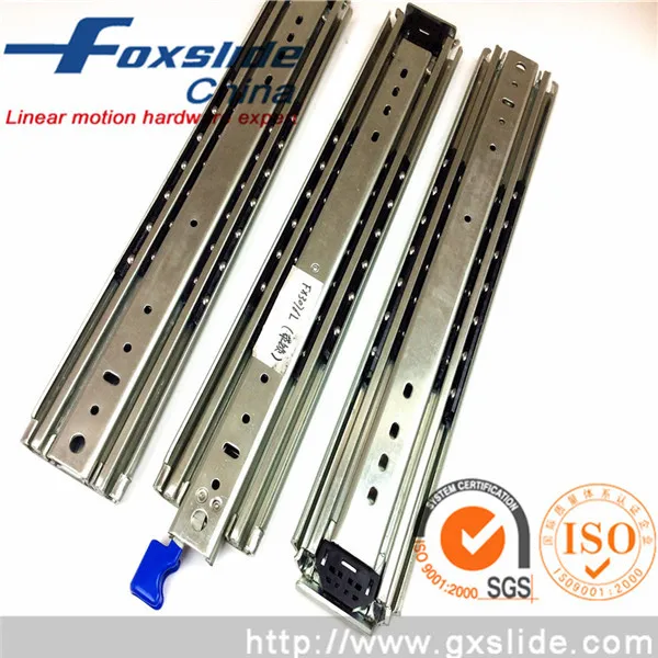 800mm Heavy Duty 225kg Locking Drawer Draw Slides Glide Rails Industrial Runners