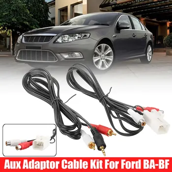 

AUX plug to RCA sockets For MP3/iPod/CD/Media Aux in Auxiliary Adaptor Cable Kit For Ford BA-BF Falcon Territory 1.5M length