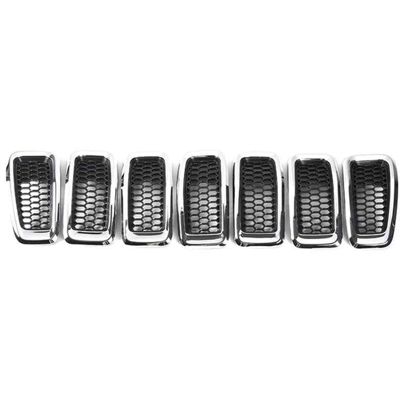

Honeycomb Mesh Grill Insert Cover (7)for Jeep Cherokee2014- 2018
