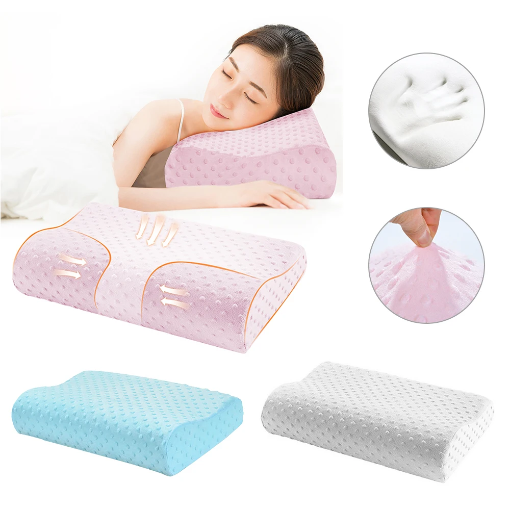 Волокно пены памяти подушки мягкие постельные принадлежности терапия шеи подушки Удобная подушка для сообщений для здоровья домашний текстиль