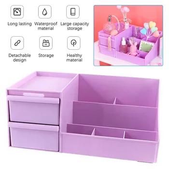 

Large Capacity Cosmetic Storage Box Makeup Drawer Organizer Jewelry Nail Polish Makeup Drawer Container Phone Sundries