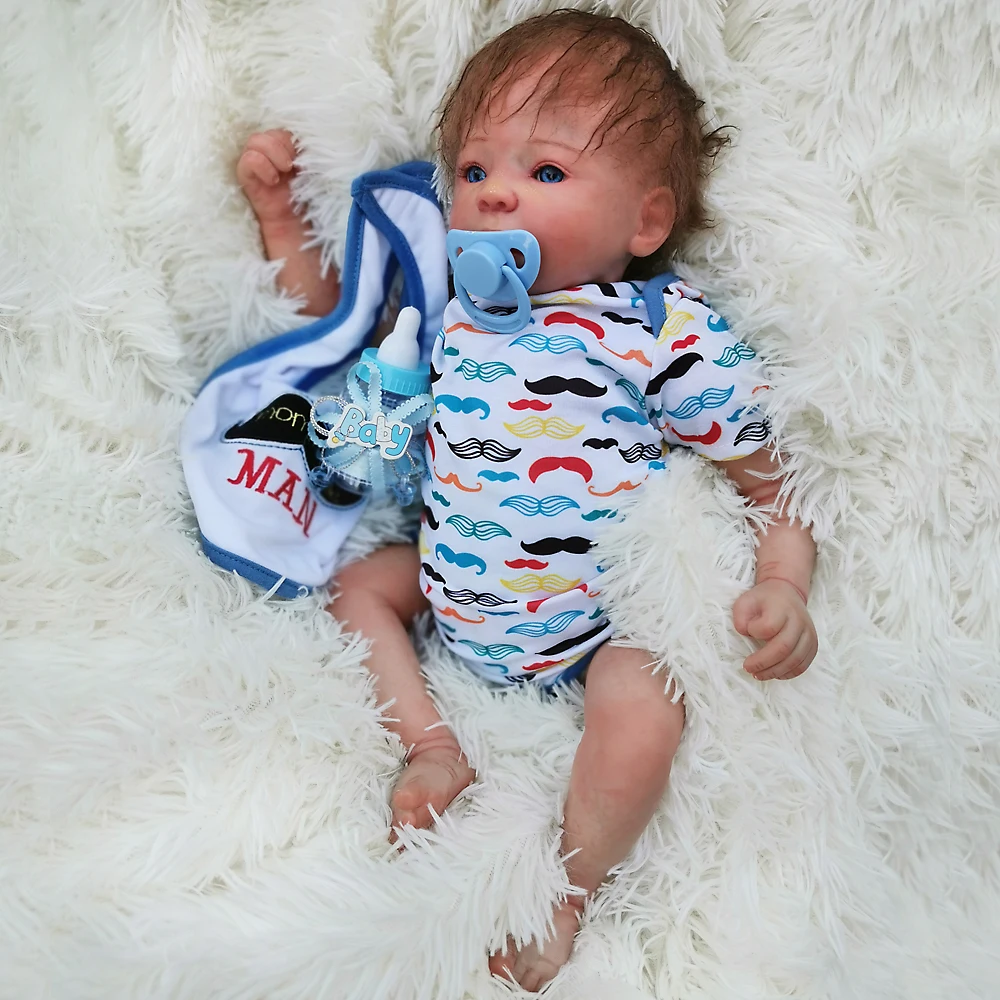 OtardDolls реалистичные куклы Bebes Reborn Baby 18 дюймов виниловые силиконовые Reborn Детские кукольные бонеки Игрушки для девочек мальчиков рождественские подарки