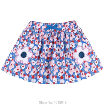 

2020 Brand Quality 100% Cotton Summer Baby Girl Clothes Beach Casual Skirts Bebe Girls Children Bottoms Flowers Skirts Kids 1-7Y
