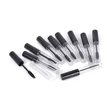 5 шт. поп пустая черная туба с расческой для ресниц тушь для ресниц Крем флакон/контейнер 10 мл модная