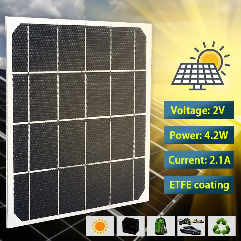 Cewaal солнечная панель 4,2 Вт 2.1A портативный мини DIY модуль панель системы для батареи зарядные устройства для сотовых телефонов переносная солнечная панель