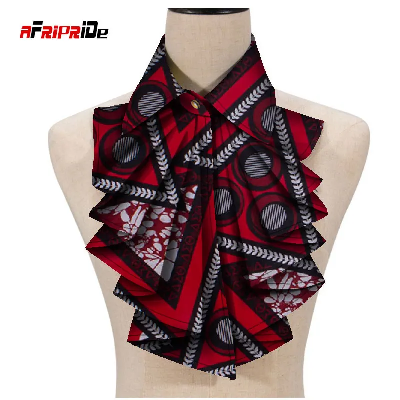 african traditional attire 2021 New Fashion African Print Ankara Tie for Women African Triangle Ankara Fabric Cravat Africa Tie SP027 african outfits